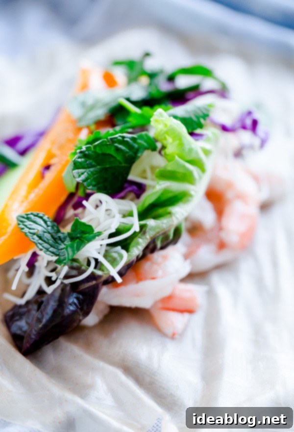 Brown Rice Shrimp Summer Rolls with Zesty Peanut Lime Dip 5 Brown Rice Shrimp Summer Rolls with Peanut Lime Dipping Sauce