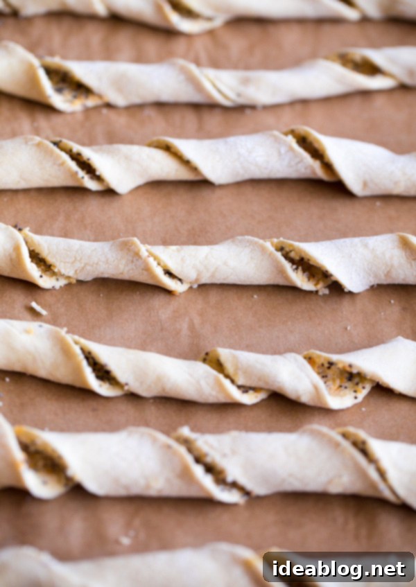 Everything Bagel Cheese Twists. These delicious pastries can be prepared in less than 30 minutes! #abeautifulplate #everythingbagel #pastry #recipe #brunch How to Make Cheese Twists