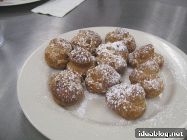 Day 8: Crafting Perfect Hollandaise and Eggs Benedict 5 cream puffs