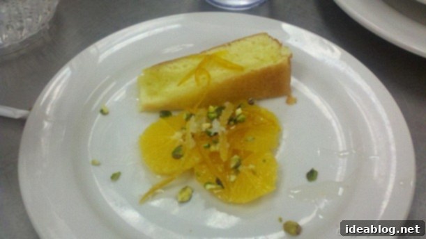 Fifth Day's Creation: Potage Julienne Darblay and Orange Zest Confit 6 Orange slices with candied zest and pistachio