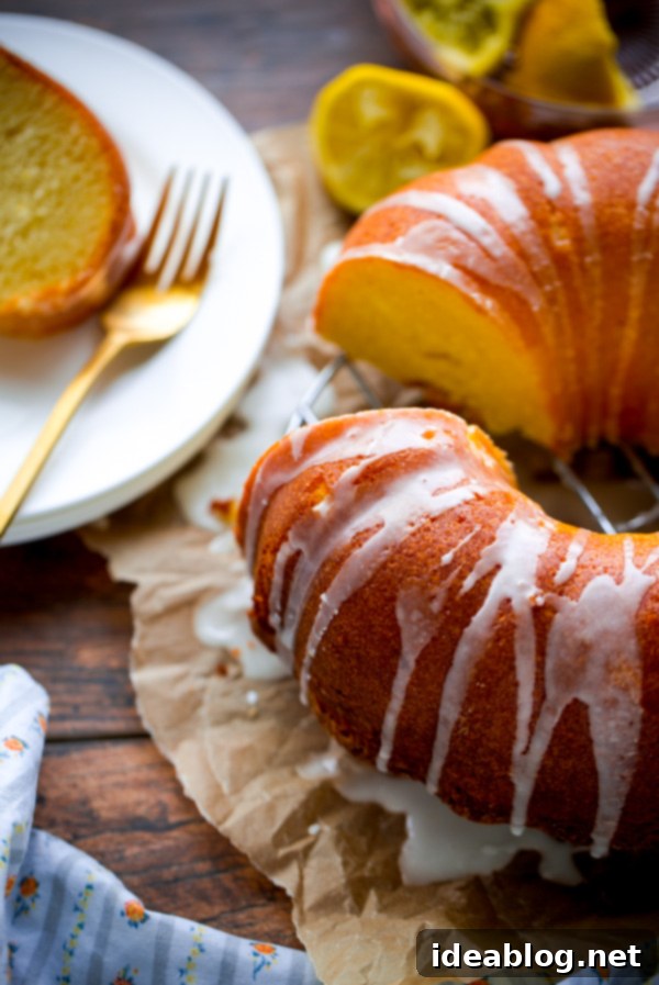 Zesty Lemon Yogurt Loaf 7 Lemon Pound Bundt Cake. This incredibly moist and delicious cake is the perfect dessert for Mother's Day!