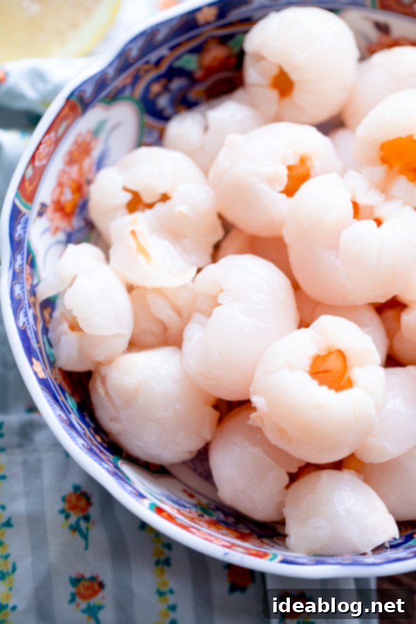 Coconut Lychee Colada. A refreshing rum cocktail made with lychees, coconut milk, coconut water, and Bacardi!  Canned Lychee Fruit