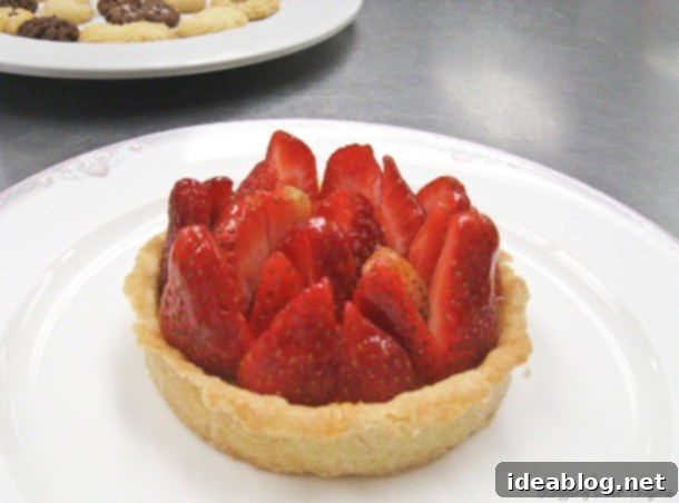 Day 4: Fresh Fruit Macedoine and Strawberry Tart Perfection 5 strawberry tart