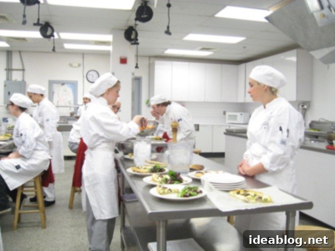 Day 3: Hearty Farmhouse Soup 7 Culinary School Classroom