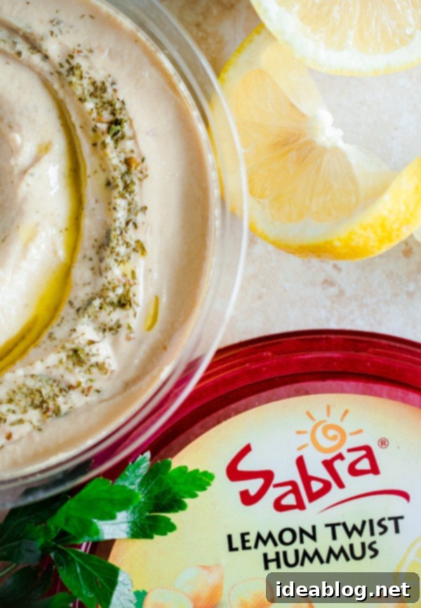 Golden Falafel Bites with Zesty Lemon Hummus 3 Lemon Twist Hummus