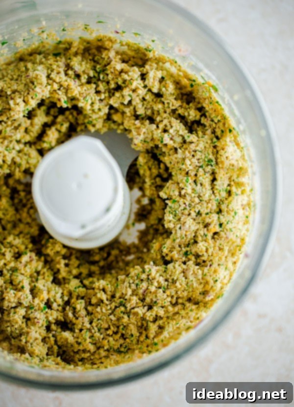 Golden Falafel Bites with Zesty Lemon Hummus 6 Falafel Mixture