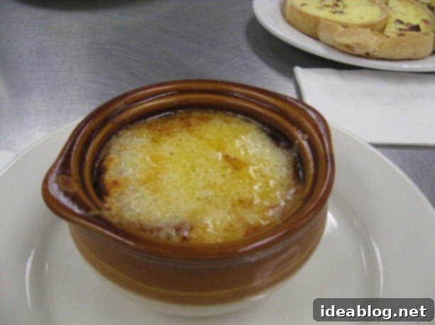 Day Two's Featured Bake: Quiche Lorraine 11 French onion soup