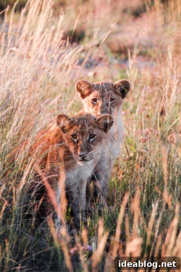 Okavango Delta: Botswana's Realm of Giants 3 The Okavango Delta, Botswana - Lion cubs in the grass