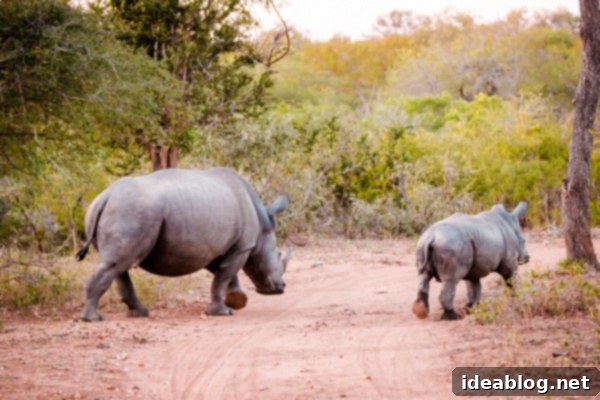 Kapama's Fifth Safari: Deep into South Africa's Wild Heart 38 Baby Rhino Close Up