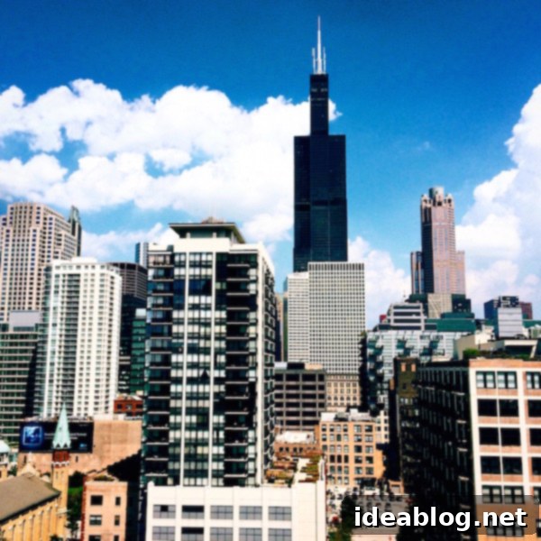 My Two Months in Chicago 2 Downtown Chicago skyline with a vibrant city atmosphere