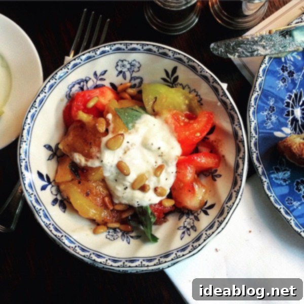 My Two Months in Chicago 5 Delicious Caprese Burrata Salad at Soho House Chicago