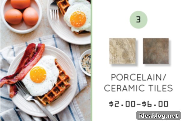 10 Affordable Food Photography Backgrounds. All under $25 dollars a piece! Food Photograph Taken on Ceramic Tile - Affordable and Versatile