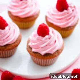 Jammy Raspberry Bliss Cupcakes 7 Roasted Raspberry Cupcakes