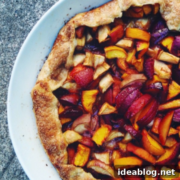 Oakland and Sonoma's Culinary Gems 4 Stone Fruit Galette