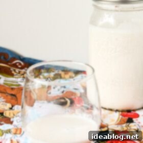 Handcrafted Maple Vanilla Almond Milk 7 Homemade Maple Vanilla Almond Milk