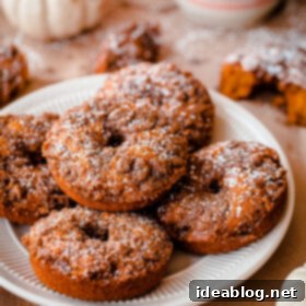 Golden Baked Pumpkin Doughnuts with Cardamom Streusel 8 Baked Pumpkin Doughnuts with Cardamom Crumble. So EASY, fluffy, and flavorful!