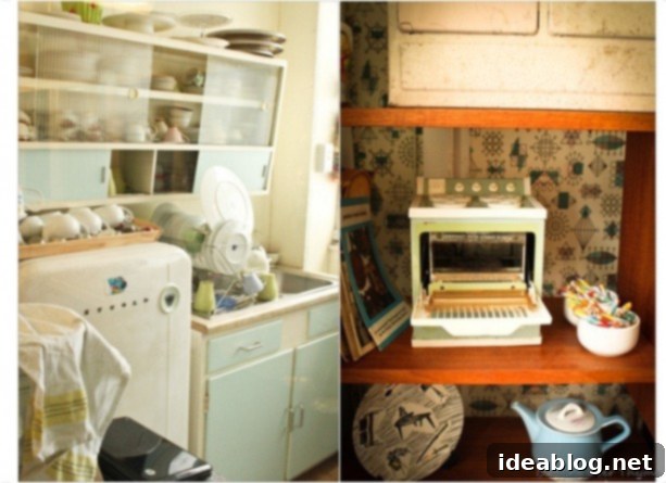 Adventures Beyond the Door 7 aunti_m - interior of Auntie M's Cake Lounge with vintage decor