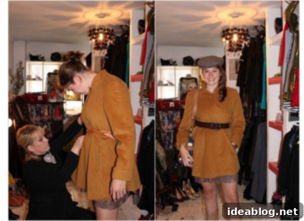 Adventures Beyond the Door 9 boutique - interior of a vintage clothing boutique