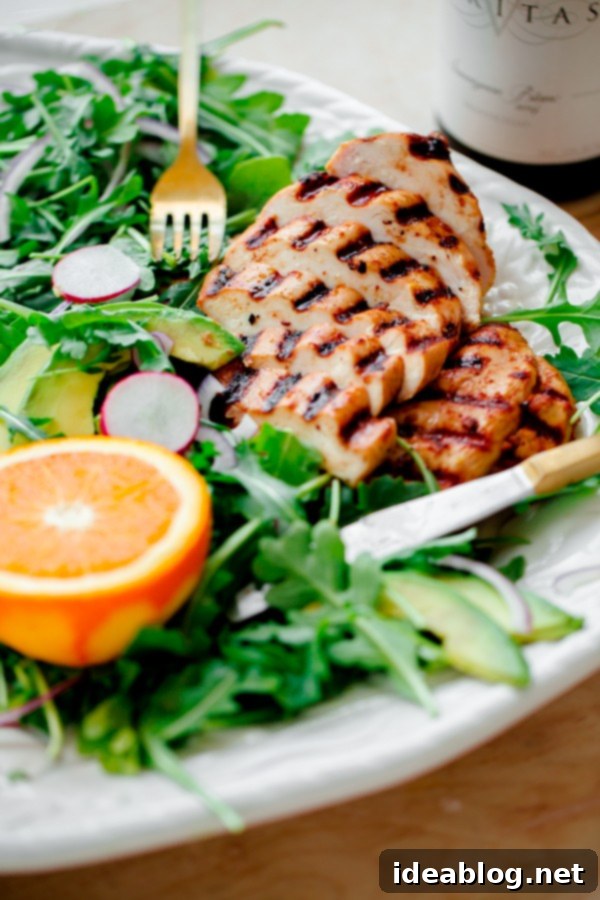 Essential Everyday Chicken Marinade 3 Easy Chicken Marinade on a Bed of Fresh Greens
