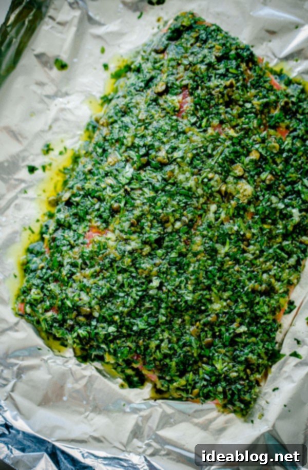 Golden Brown Broiled Salmon with Chermoula Crust Golden Brown Broiled Salmon with Chermoula Crust