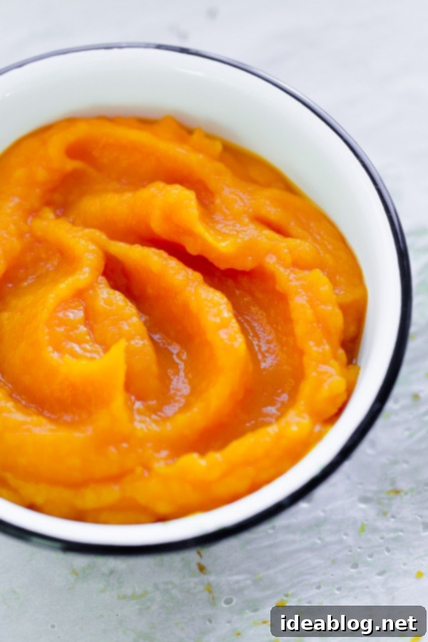 Homemade Pumpkin Puree. An easy tutorial for how to make pumpkin puree from scratch using sugar pumpkins! Homemade Pumpkin Puree