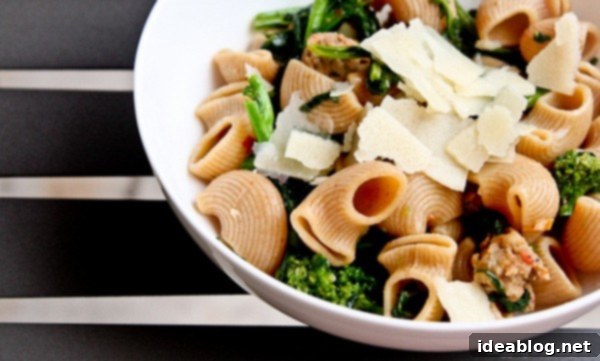 Fiery Italian Sausage & Rapini Pasta 2 Pasta with Rapini and Hot Italian Sausage - A Quick & Easy Weeknight Meal