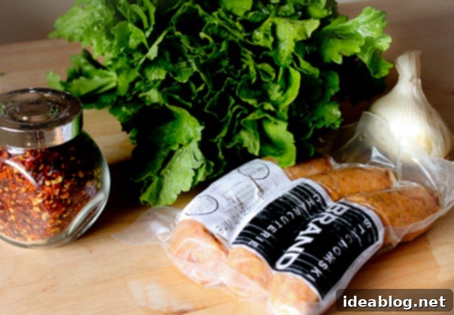 Fiery Italian Sausage & Rapini Pasta 4 Essential Ingredients for Rapini and Italian Sausage Pasta