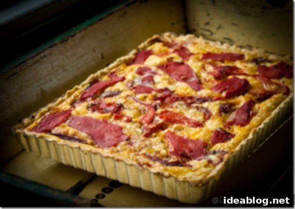 Goat Cheese and Roasted Red Pepper Tart 2 Vibrant Roasted Red Pepper and Goat Cheese Tart, perfect for any meal