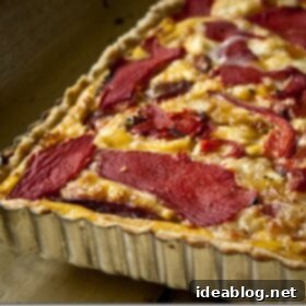 Goat Cheese and Roasted Red Pepper Tart 4 Roasted Red Pepper and Goat Cheese Tart
