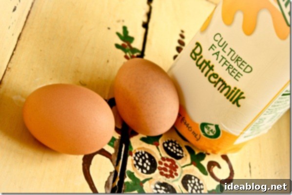 Spice & Celebrate: Buttermilk Birthday Cake 7 Cracked eggs ready to be mixed for baking a cake