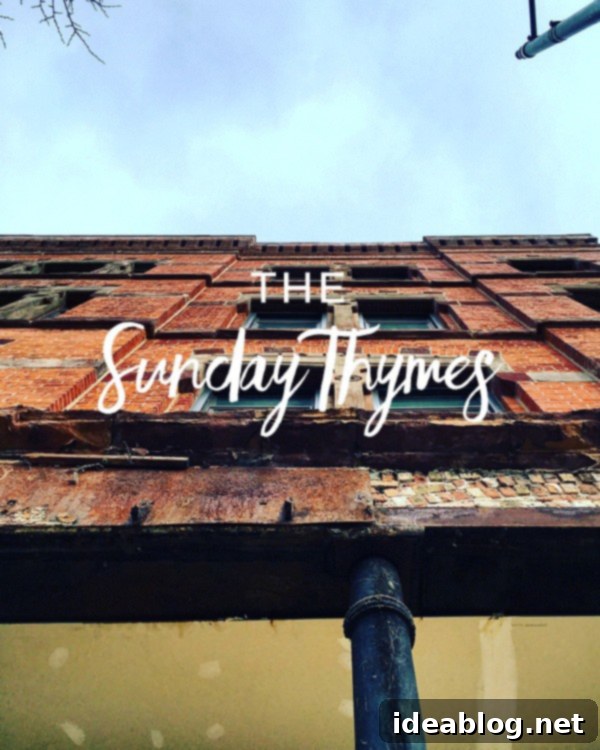 The Sunday Quill 2 The Sunday Thymes - A Beautiful Plate