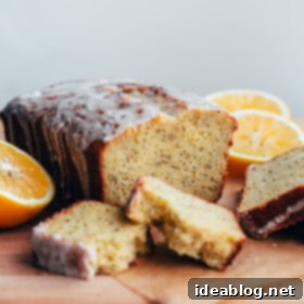 Rustic Olive & Poppy Seed Lemon Loaf 7 Whole Grain Olive Oil Lemon Poppy Seed Loaf with Meyer Lemon Glaze
