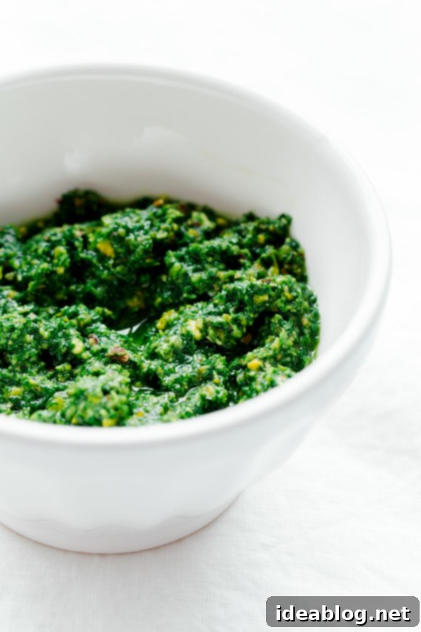 Roasted Asparagus Wheat Berry Salad with Zesty Arugula Pistachio Pesto 5 Arugula Pistachio Pesto