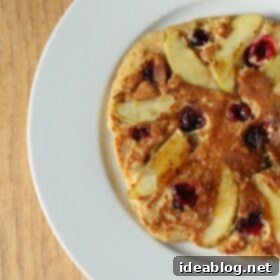 Cranberry Apple Cinnamon Pancakes 6 Cinnamon Apple Cranberry Pancakes, a perfect fall breakfast