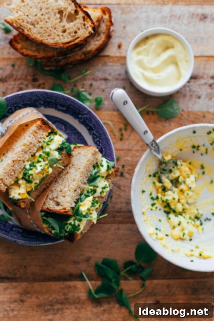Creamy Egg Salad Sandwich 8 The Best Egg Salad Sandwich