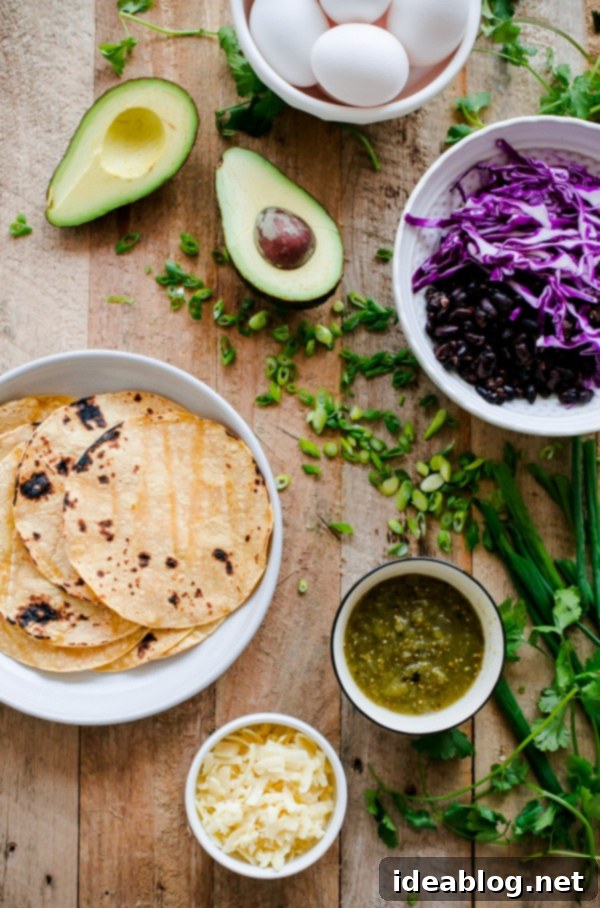 Sunrise Veggie Tacos 2 Easy Vegetarian Breakfast Tacos, perfect for any meal of the day