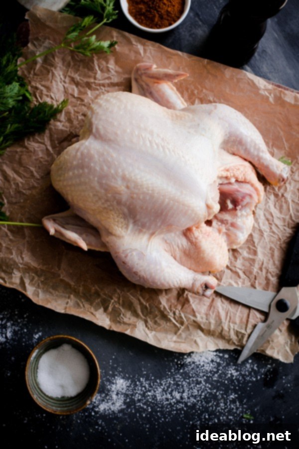 Flat Chicken Big Flavor 2 How to Spatchcock a Chicken: A step-by-step tutorial for preparing a whole chicken for roasting, ensuring crispy skin and even cooking without trussing.