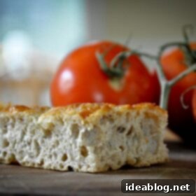 Rustic No-Knead Whole Wheat Cheesy Focaccia 8 Cheesy Whole Wheat No-Knead Focaccia Bread