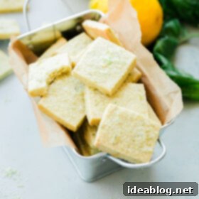 Sunshine Basil Shortbread 2 Lemon Basil Shortbread Cookies. Classic shortbread cookies infused with homemade lemon basil sugar!