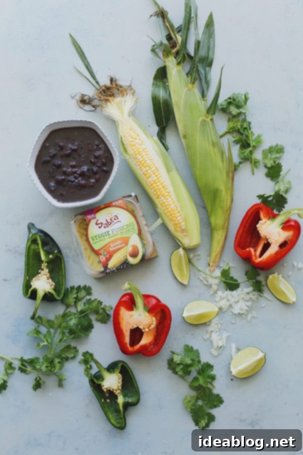 Zesty Southwestern Black Bean Tacos 4 Southwestern Black Bean Tacos. These vegetarian tacos are topped with a fresh corn salsa!