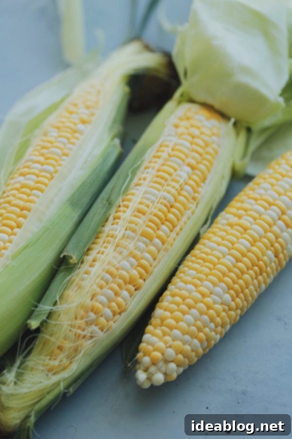 Zesty Southwestern Black Bean Tacos 5 Fresh Corn on the Cob