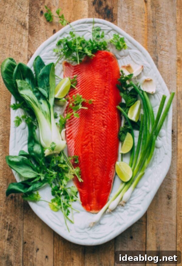 Sticky Glazed Salmon & Thai Noodle Salad 4 Sockeye Salmon