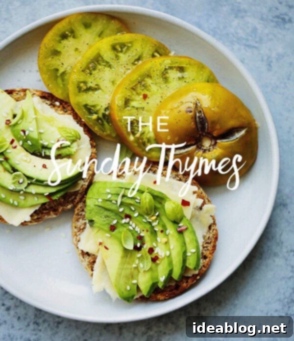 The Sunday Bloom 2 The Sunday Thymes - A collection of delicious recipes and inspiring ideas