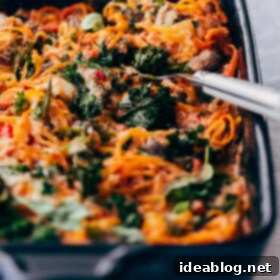 Ziti Bake with Rustic Rutabaga, Forest Mushrooms, and Vibrant Kale 7 Spiralized Rutabaga Baked Ziti with Mushrooms and Kale Recipe