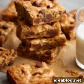 Effortless Blondies Endless Flavor Twists 11 Stack of Chocolate Chip Blondies