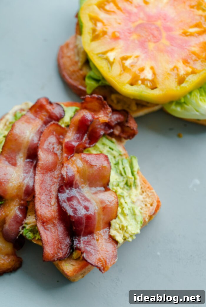 Golden State Hummus BLT 2 Delicious California BLT Sandwich with Hummus and Fresh Avocado