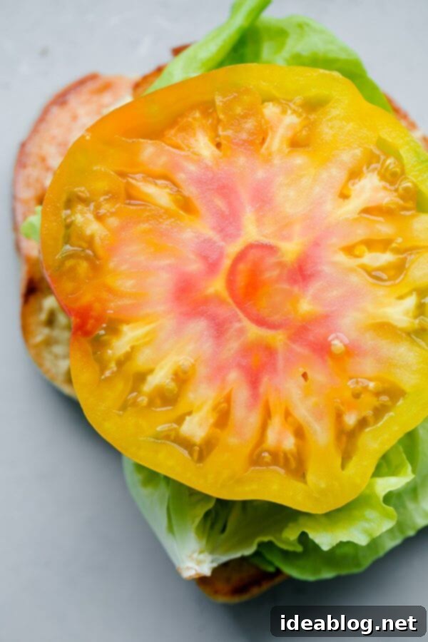 Golden State Hummus BLT 4 Assembling a California BLT Sandwich with Sabra Hummus Spread