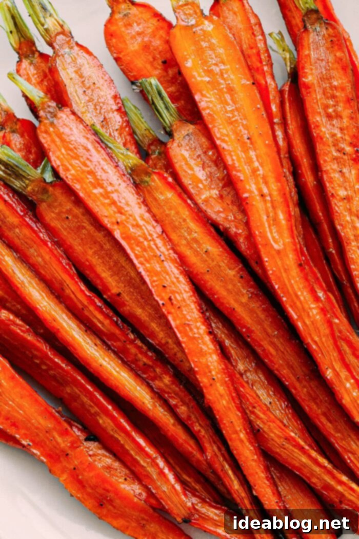 Root to Leaf Roasted Carrots with Vibrant Carrot Top Pesto 3 Roasted Carrot Halves