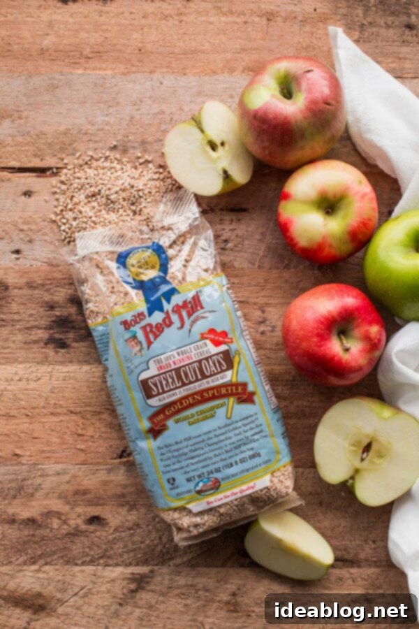 Cozy Slow Cooker Apple Cranberry Steel Cut Oats 2 Bob's Red Mill Steel Cut Oats