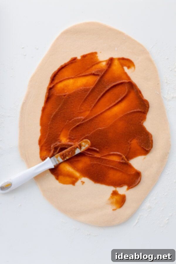 Pumpkin Butter Rolls with Zesty Creme Fraiche Frosting 3 Step-by-step guide on How to Make Pumpkin Butter Rolls